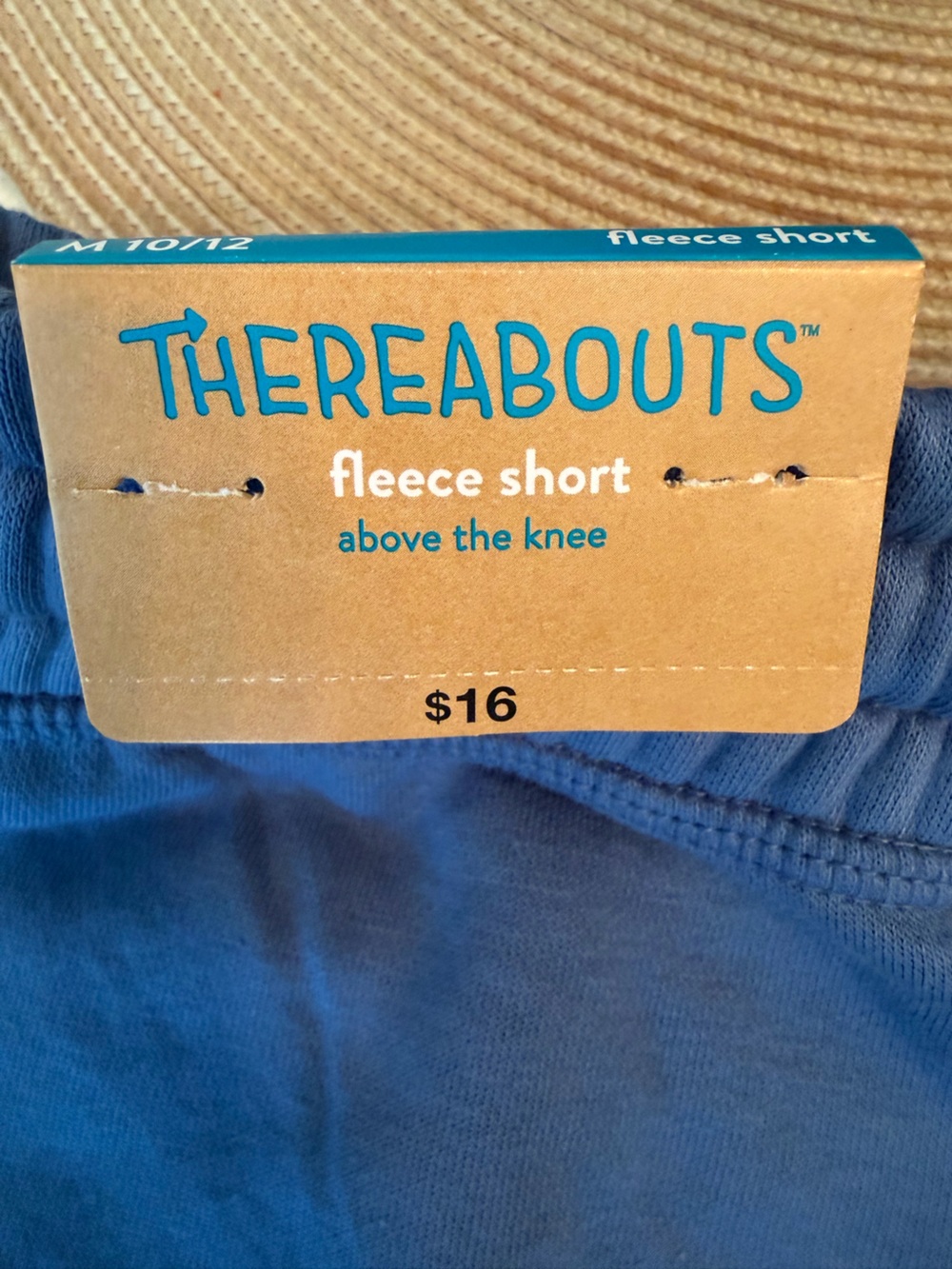 NWT Thereabouts Blue Fleece Shorts - Above the Knee - Picture 3 of 9